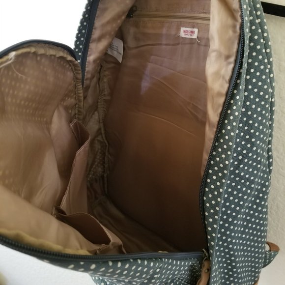 green and white polka dot backpack - Picture 6 of 10